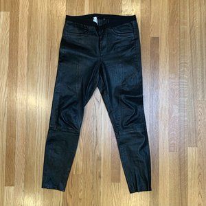 🔥 HELMUT LANG - Black Leather Jeggings - Vintage